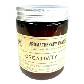 Vela de aromaterapia - Criatividade