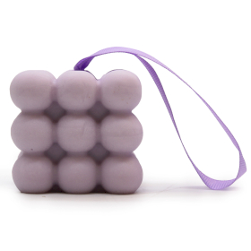 3x Sabonetes de massagem individuais em caixa - lavanda e lilás