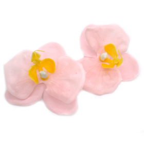 25x Flor de Sabonete Artesanal -  Orquidea - Rosa