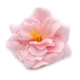 50x Flor de Sabonete Artesanal - Peônia Pequena - Rosa