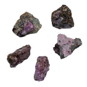 Minerais - Calcita de Cobalto (aproximadamente 25 peças)