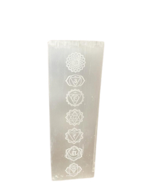 CANDEEIRO DE SELENITE 25cm - Chakra Lamp