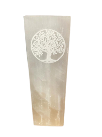 CANDEEIRO DE SELENITE 25cm - ARVORE DA VIDA