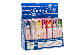 42x Pack de Exibição - Incensos Sortidos Satya 15 gramas