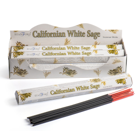 6x Caixa de 6 incensos premium de sálvia branca californiana