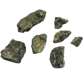 Minerais - Calcopirita (aproximadamente 80 peças)