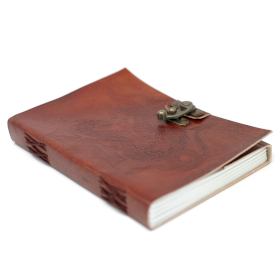 Cuadernos couro Dragão (20x15 cm)