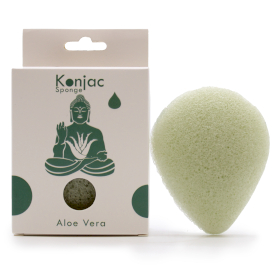 6x Esponja Konjac  - Aloe Vera - Cura