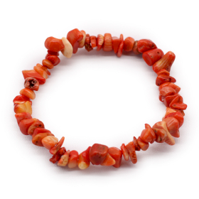 12x Chipstone Bracelet - Pedra de coralita