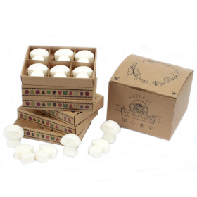 5x Caixa com 6 Ceras de Soja de Luxo  - Almizcle branco