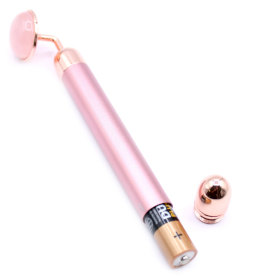 Massageador facial vibratorio - Rose Quartz