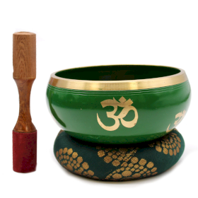 Conjunto de taças  tibetanasÁrvore da Vida - Verde 14cm