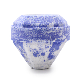 16x Bomba de Banho de Pedra Preciosa - Branco e Azul