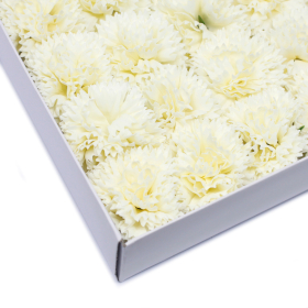 50x Flores Artesanas de sabão  - cravo - Creama