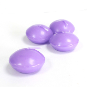 20x Velas flutuantes pequenas- Lilac