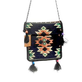 Bolso Kilim Azul Escuro