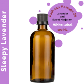 10x Óleo de Massagem Lavanda Sonolenta - 100ml - Sem rótulo