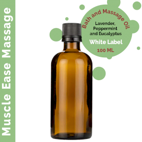 10x Óleo de Massagem Relaxante Muscular - 100ml - Sem rótulo