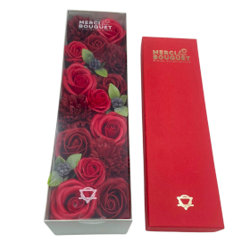 Caixa Longa - Rosas Vermelhas Clássicas