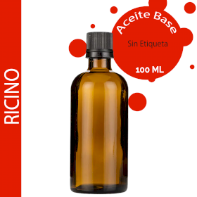 10x Óleo de Rícino - 100ml - Sem rótulo