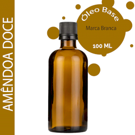 10x Óleo de Amêndoas Doces - 100ml - Sem rótulo