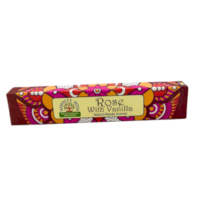 12x Incenso Namaste Mandala Masala - Rosa e Baunilha