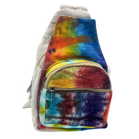 Bolsa de Ombro de Cânhamo Tiedye