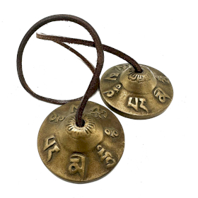 Taça tibetana - Símbolos da sorte - aprox. 6cm
