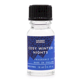 10x Óleo Fragrância Noites de inverno Acolhedoras 10ml