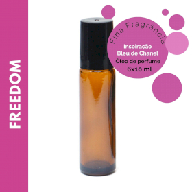 6x Óleo de Perfume Freedom 10ml - sem etiqueta