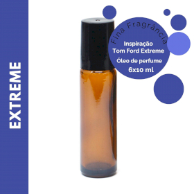 6x Óleo de Perfume Extreme  10ml- sem etiqueta