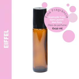 6x Óleo de Perfume Eiffel 10ml- sem etiqueta