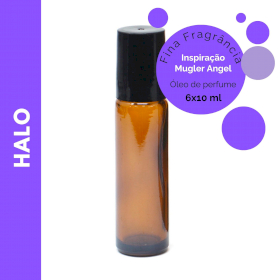 6x Óleo de Perfume Halo 10ml- sem etiqueta