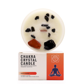 Velas de Cristal dos Chakras - Chakra da Raiz