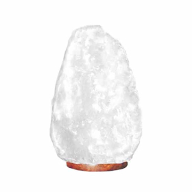 Lâmpada de Sal dos Himalaias em Rocha de Cristal com Base – Aprox. 8-10kg