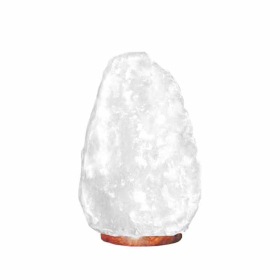 Lâmpada de Sal dos Himalaias em Rocha de Cristal com Base – Aprox. 3-5kg