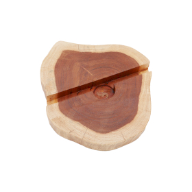 Suporte para telemóvel em madeira Gamal grande - Natural
