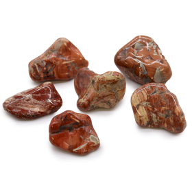 6x Pedras Africanas Grandes - Jaspe Claro - Brechado