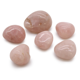 6x Pedras Africanas Grandes- Quartzo Rosa