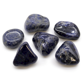 6x Pedras Africanas Grandes - Sodalite - Azul Puro