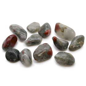 12x Pedras Africanas Médias - Pedra de Sangue - Seftonite