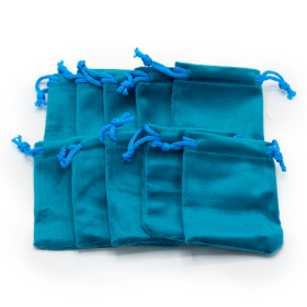 100x Bolsas Pequenas de Veludo 7x9cm