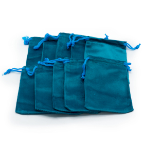 100x Bolsas Grandes de Veludo 9x12cm