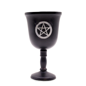 Cálice Ritual de Ferro - Pentágono - 20x11cm