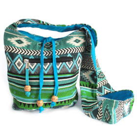 Bolsa Nepalês  - Mochila peq. Teal