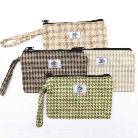 4x Necessaires Macios e Naturais com Alça (sortidos) - 20x13 cm