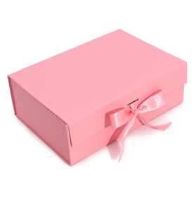 3x Caixas de Presentes - Grande (28,2x20,2x9,2cm) - Rosa