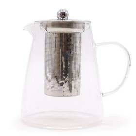 Bule com Infusor de Vidro - Forma de Frasco - 950ml