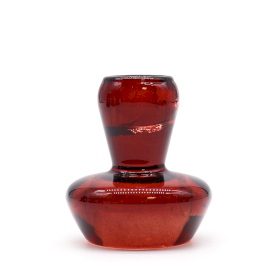 3x Suporte Reversível para Vela de Jantar /  Vela de Chá Cogumelo - Vermelho Vampiro