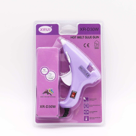 Pistola de Cola Quente Mini Xrui 30W Hobby (Ficha EU) - Bastões 7mm